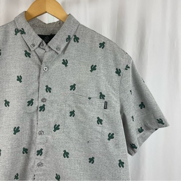 M MOLOKAI SURF XL Shirts Fun Hawaiian Short Sleeve Shirt Cactus Desert Summer - Picture 7 of 7